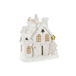 Casa Navidad Moderna DKD Home Decor Blanco 21 x 45 x 38 cm (2 Unidades) Casa Navidad Moderna DKD Home Decor Blanco 21 x 45 x 38 cm (2 Unidades)