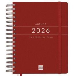 Finocam Agenda Espiral Tempus 4º-155x217 mm 1 Día Página Tapa Extradura PP Burdeos 2026 Precio: 16.68999948. SKU: B1AD2MCE7Q