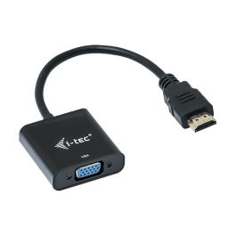 Adaptador HDMI a VGA i-Tec HDMI2VGAADA Negro 15 cm