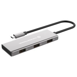 Conceptronic HUBBIES17G Hub USB 3.2 Gen 2 de 7 Puertos (4x USB-C, 3x USB-A) hasta 10 Gbps con Power Delivery 100W