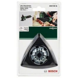 Bosch avz 93 g Placa de lijado Delta Starlock para herramientas multifunción con sistema de cambio rápido de láminas