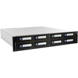 Overland-Tandberg RDX QuikStation 8 RM 8 Bay 2x10Gb - Matriz de Almacenamiento RDX con 8 bahías y conectividad RJ-45, USB 3.2 Gen 1