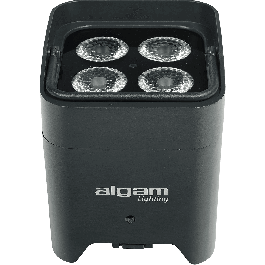 Algamlight Foco Par LED 4x12W RGB IP65 con Batería y W-DMX