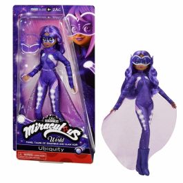 Bandai AAAME75201 Muñeca Articulada Miraculous Ladybug Ubiquity Licencia Oficial 26 cm