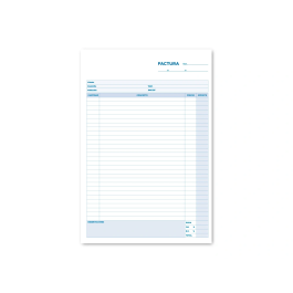 Liderpapel T223 Talonario Facturas Folio Original y Copia con IVA