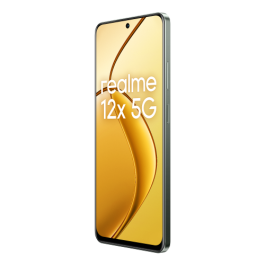 Realme 12X 5G 6-128 BK Smartphone, MediaTek Dimensity 6100+ 5G, 6GB RAM, 128GB, Pantalla 6.6" 120Hz, Cámara 50MP, Batería 5000mAh, Negro Brillante Realme 12X 5G 6-128 BK Smartphone, MediaTek Dimensity 6100+ 5G, 6GB RAM, 128GB, Pantalla 6.6" 120Hz, Cámara 50MP, Batería 5000mAh, Negro Brillante