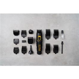 Wahl 09893-0460 Multigroomer con/sin Cable para Nariz, Orejas y Cejas, Agarre Extremo Avanzado, 4 Cabezales Intercambiables y 8 Peines Guía