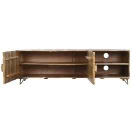 Mueble Tv Colonial DKD Home Decor Natural 40 x 50 x 160 cm Mueble Tv Colonial DKD Home Decor Natural 40 x 50 x 160 cm