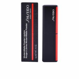 Shiseido 516 MODERNMATTE Powder Lipstick Ultraligero Mate Larga Duración 8h Cobertura Total Pintalabios Exotic Red 4g