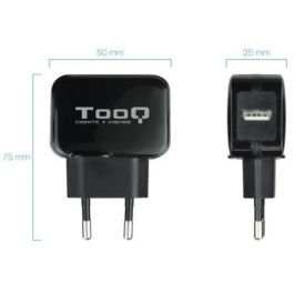 Cargador de Pared TooQ TQWC-1S01 Negro 12 W Cargador de Pared TooQ TQWC-1S01 Negro 12 W