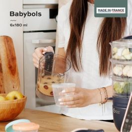 Babymoov Babybols Kit M - Tarros herméticos para almacenamiento y transporte de comida de bebé - 6 x 180 ml - Transparente, regrabable Babymoov Babybols Kit M - Tarros herméticos para almacenamiento y transporte de comida de bebé - 6 x 180 ml - Transparente, regrabable