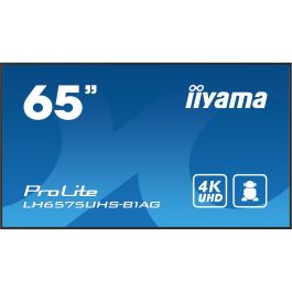 iiyama LH6575UHS-B1AG Pantalla Profesional 65" 4K UHD WiFi Señalización Digital 24/7