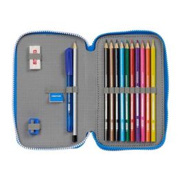 Plumier Escolar Safta Doble Cremallera 28 Piezas Deportivo De La Coruña 40x125x195 mm Plumier Escolar Safta Doble Cremallera 28 Piezas Deportivo De La Coruña 40x125x195 mm
