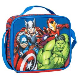 Cerdá Portamerienda térmico Avengers azul para niños, ideal para la merienda escolar, 8 x 21 x 22 cm Precio: 7.99568. SKU: B19EKLBE87