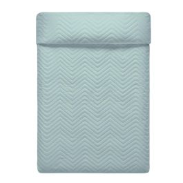 Colcha Reversible HappyFriday Basic Arista Azul marino Menta 270 x 260 cm