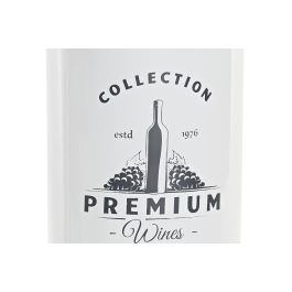 DKD Home Decor Enfriador Botellas de Vino Inox, Blanco Plateado. Colección Premium Wines. Medidas 12x12x18 cm