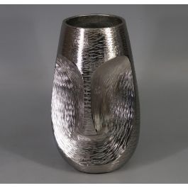 DKD Home Decor Jarron Moderno Plateado Aluminio 19 x 31 x 19 cm Precio: 24.35004. SKU: S3027663