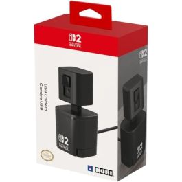 Hori 4961818039995 Cámara de Video USB Brazo Flexible y Cubierta de Lente para Nintendo Switch 2 Negra