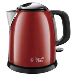 Russell Hobbs 24992-70 Hervidor Mini Colours Plus+ Rojo 1L, Ahorro de Energía, Diseño Compacto