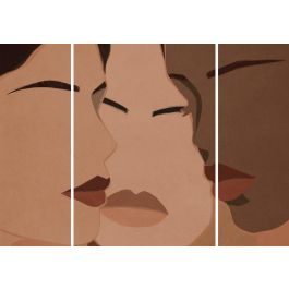 DKD Home Decor Cuadro Scandi Marron 3.8 x 100 x 140 cm Set de 3 Precio: 44.89000054. SKU: B168HWS54P