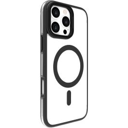 eSTUFF Funda Magnética INFINITE HELSINKI para iPhone 16 Pro Negra - 86% Plástico Reciclado, Protección Mejorada