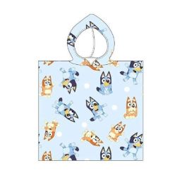 Cerdá Poncho Microfibra Bluey, 50x115 cm, Azul Claro, Infantil +3 Años Precio: 7.99568. SKU: B18FVQYGJC