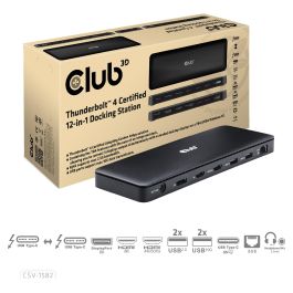 Club 3D Dockingstation Thunderbolt 4 12-in-1 para 3 Pantallas ST/BU Precio: 258.50000044. SKU: B1KEB2JBJN