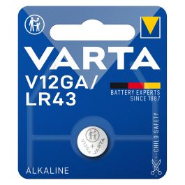 Varta 4278101401 V12GA/LR43 Pila de Botón Litio 120mAh 1ud para Electrónica