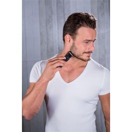 Wahl 9918-1416 Cortabarbas con y sin Cable, Cuchillas de Carbono Autoafilables, Autonomía 60 min, Precisión 2-12 mm