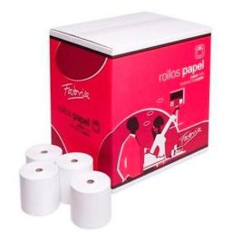 Rollo Papel Térmico Fabrisa Blanco 8 Piezas (6 Unidades)