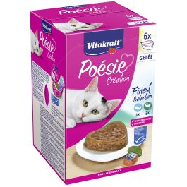 Vitakraft Poesie Multipack Gelatina para Gatos 6x85gr Sabor Salmón y Carne de Caza Precio: 8.2038. SKU: B12SPR2Z3X