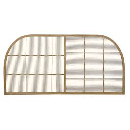 Cabecero de Cama DKD Home Decor Natural Marrón Ratán (160 x 4 x 80 cm)