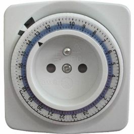 Chacon Programador Mecánico Cuadrado - Temporizador Automático para Ahorro Energía, 15 Min/Ciclo, 3500W, 48 Ciclos/Día Precio: 21.49999995. SKU: B12D8AHVVM