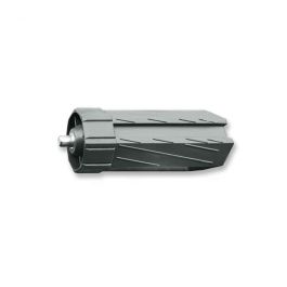 Schellenberg Contera sistema maxi.union eje octagonal y cojinete muro Ø60 x 150 mm, Negro, Plástico