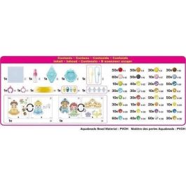 Aquabeads AQU5054131319970 Kit de Accesorios Princesas Disney con Perlas que se Adhieren con Agua