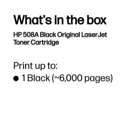 HP Laserjet M552/M553/M577 Toner 508A Negro 6.000 paginas estandard