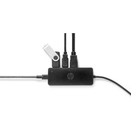 HP G2 USB-C Travel Hub Multipropósito para Portátiles, Expansor de Puertos con HDMI, VGA y 2x USB para Accesorios Diarios