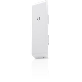 Ubiquiti Nanostation M2 CPE 2.4GHz 150+ Mb/s 13+ km Fast Ethernet para exterior/interior, diseño compacto y fácil instalación