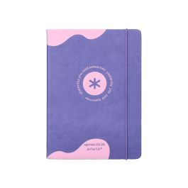 Agenda Escolar Antartik 25-26 Encuadernada Go! Simil Piel Morado Semana Vista A5 Bilingüe Papel Fsc 80 gr Agenda Escolar Antartik 25-26 Encuadernada Go! Simil Piel Morado Semana Vista A5 Bilingüe Papel Fsc 80 gr