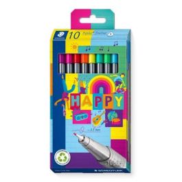 Staedtler Rotulador Triplus Fineliner 334 Punta Superfina 0.3 mm, Estuche 10 Colores Surtidos Precio: 7.79000057. SKU: B1ES8C7M6L