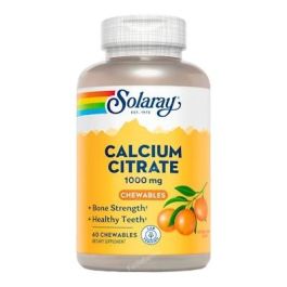 SOLARAY Calcio Citrato 1000 mg Sabor Naranja, Comprimidos Masticables para Salud Ósea y Dental, 60 Unidades Precio: 22.4999995. SKU: S0582302