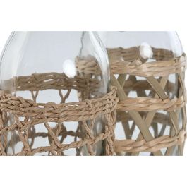 Jarra Home ESPRIT Natural Cristal Fibra (2 Unidades) Jarra Home ESPRIT Natural Cristal Fibra (2 Unidades)