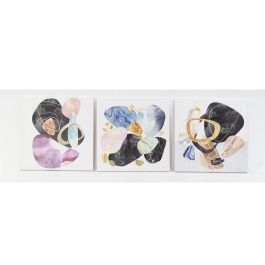 DKD Home Decor Cuadro Moderno Multicolor de Lienzo y Pino 40x40x1.8 cm Set de 3 Unidades Diseños Surtidos Precio: 7.10028. SKU: B1KMEWSL3Z