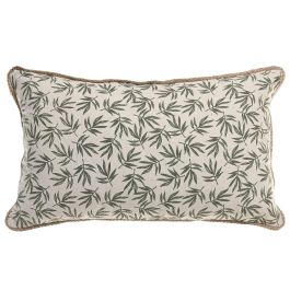 DKD Home Decor Cojín Boho Algodón Yute Blanco Verde 50 x 30 cm (2 Unidades) Precio: 18.69000001. SKU: B1F3HSZLZY