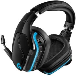 Logitech G935 Auriculares Gaming Inalámbricos 7.1 con Sonido Envolvente DTS Headphone:X 2.0, Micrófono Retráctil, RGB Lightsync, Compatibles con PC, Móvil y Consolas