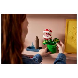Lego Super Mario 71426 Planta Piraña, Figura Articulada con Tubo y 2 Piezas, Modelo para Adultos, Idea de Regalo