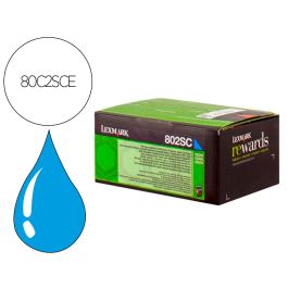 Lexmark Toner Cyan 80C2SCE para CX310/410/510 Rendimiento Estándar 2.000 Páginas Precio: 170.50000011. SKU: B16JGAEE4H