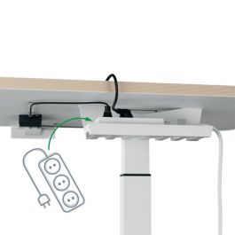 Leitz MESA ELEVABLE ELÉCTRICA PEQUEÑA LEITZ ERGO 65340001, 80x60 cm, ajuste de altura eléctrico, gris oscuro Leitz MESA ELEVABLE ELÉCTRICA PEQUEÑA LEITZ ERGO 65340001, 80x60 cm, ajuste de altura eléctrico, gris oscuro