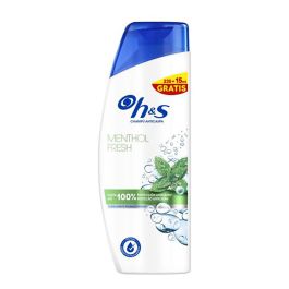H&S Champú anticaspa Menthol Fresh, limpieza profunda con frescor, para cuero cabelludo sano, 235 + 15 ml Precio: 5.89999993. SKU: B1KN83CVJ8