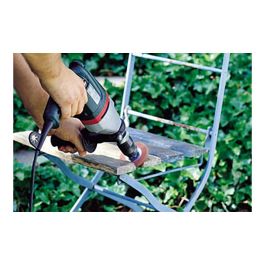 Wolfcraft Cepillo de Disco de Nylon Ø100 x 10 mm Vástago Hexagonal 1/4" para Uso Profesional y Doméstico